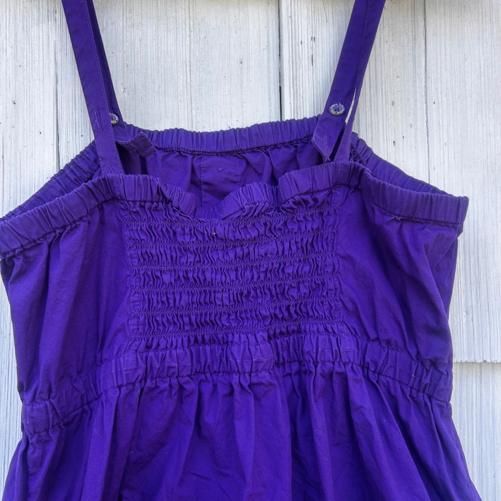 Columbia LSU Tigers Purple‎ Button Front PFG Style Dress Womens XL Cotton - Picture 8 of 10